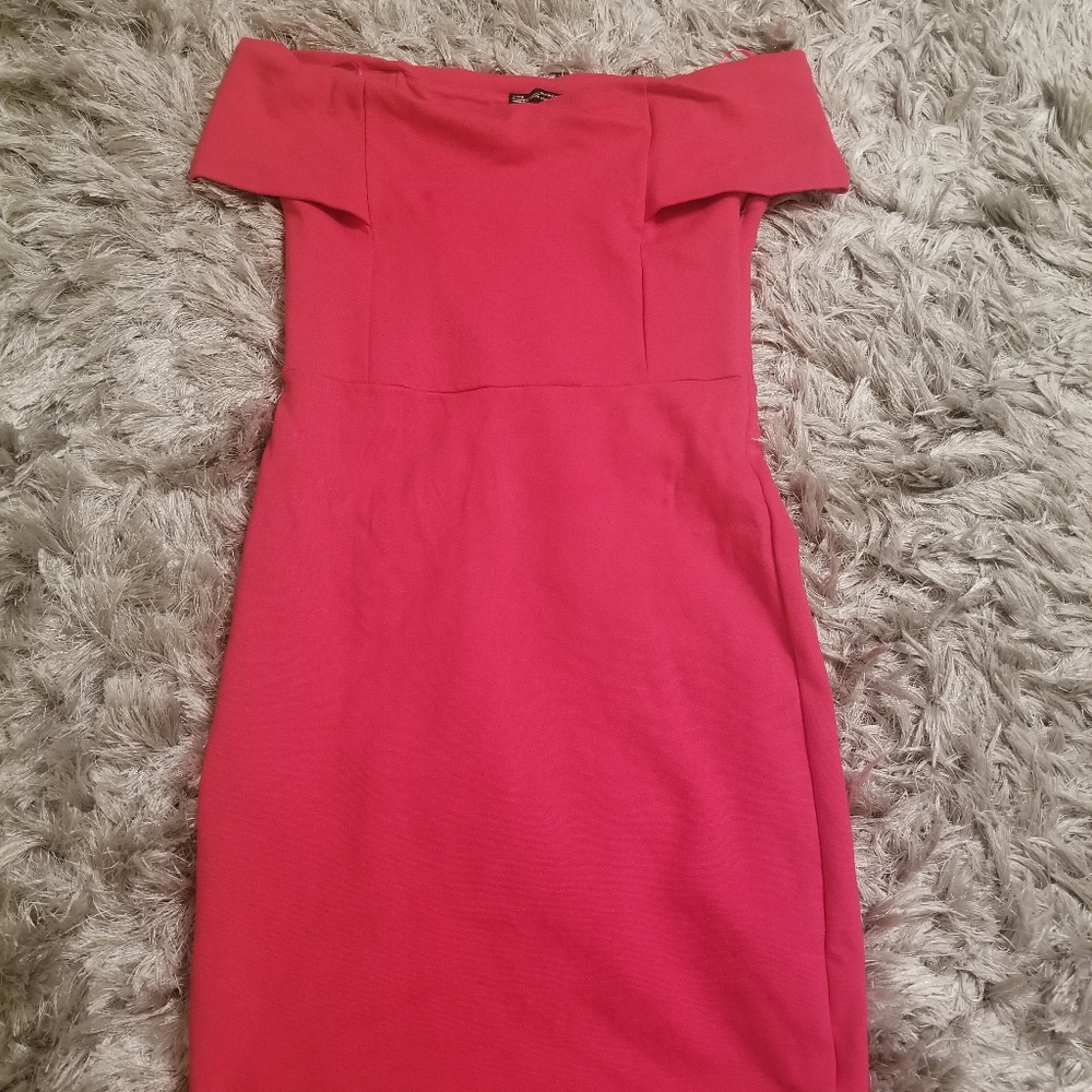 Hot Pink Zara dress in Medium.
